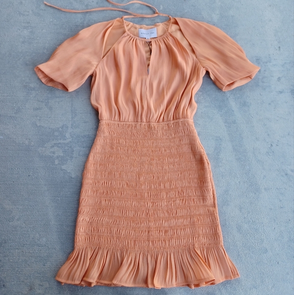 Adelyn Rae Short-Sleeve Cut-Out Smock Dress - Picture 6 of 11